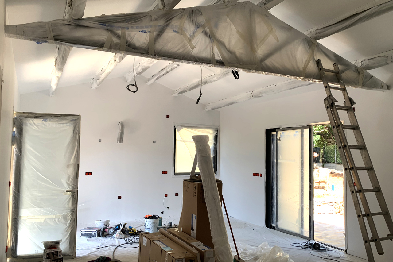 Rénovation et extension d'une maison individuelle à Sanary-sur-mer