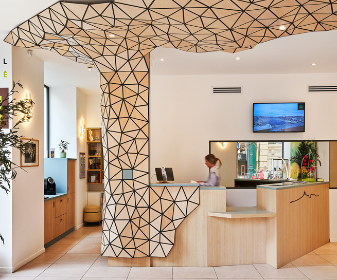 Réception de l'hôtel Carré Vieux Port à Marseille