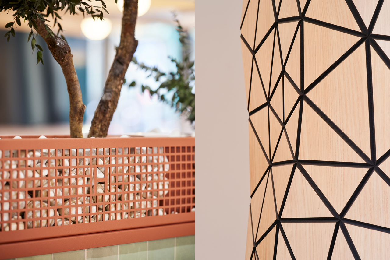 Détails de réalisation de l'Hôtel Carré Vieux Port à Marseille